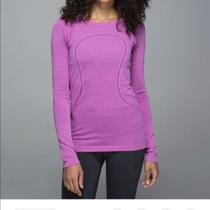 Lululemon Purple Swiftly Tech Longsleeve